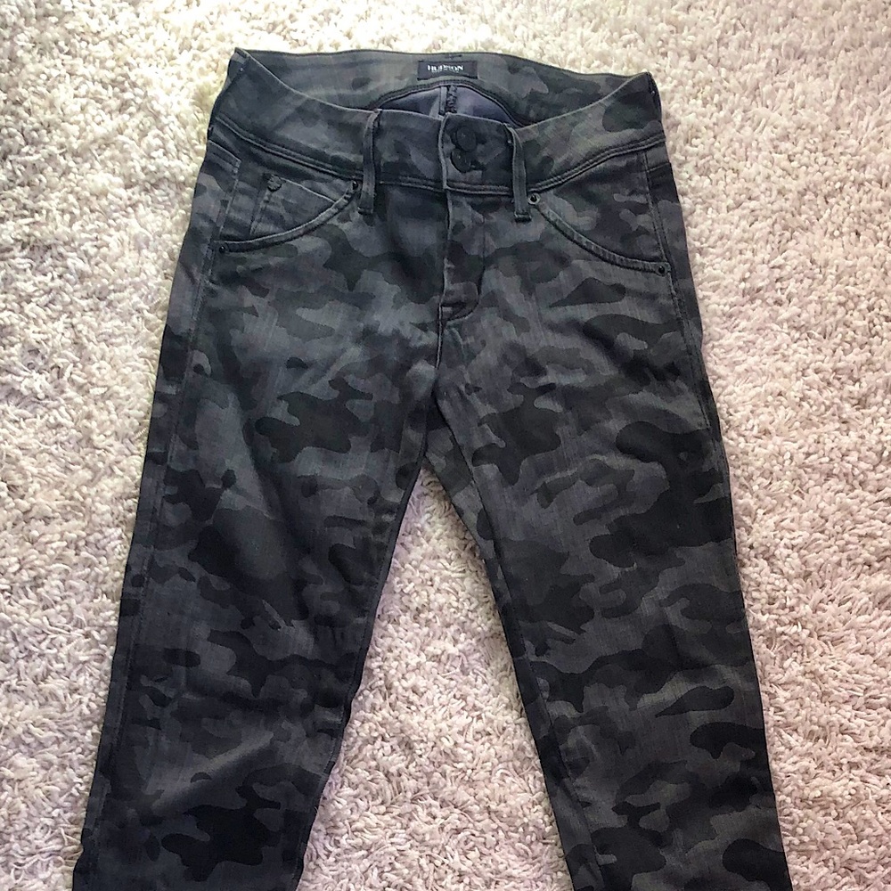 Hudson Jeans Black/Gray Camo Color